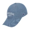 Boné ajustável em chambray