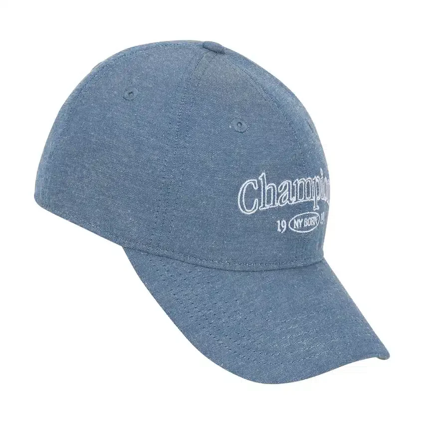 Boné ajustável em chambray