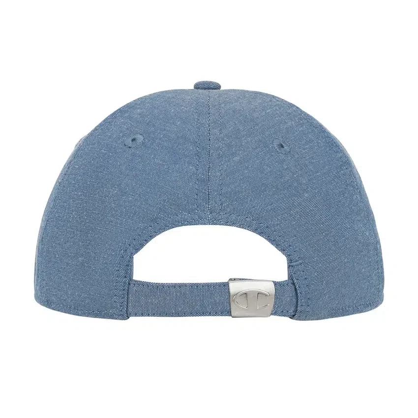 Boné ajustável em chambray