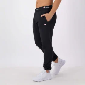 Calças de fato de treino Reverse Weave com logótipo pequeno e cintura ajustável