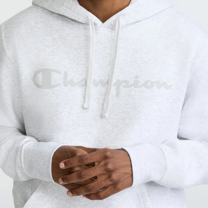 Camisola com capuz Powerblend, Script Logo tonal