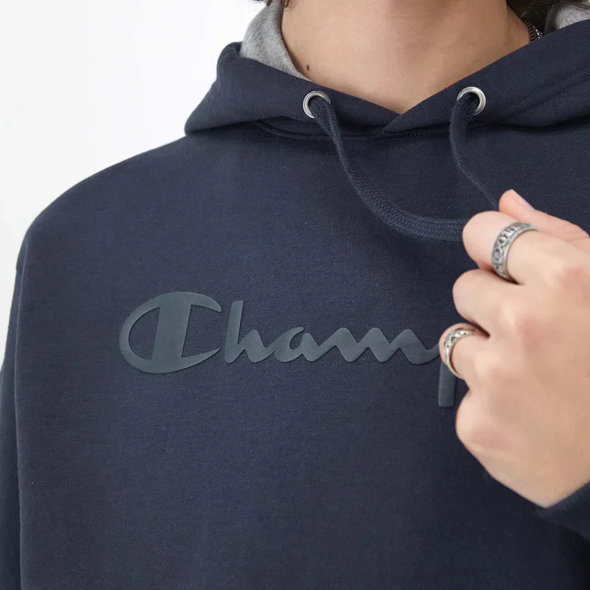 Camisola com capuz Powerblend, Script Logo tonal