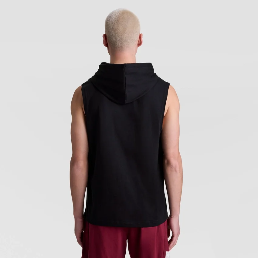 Camisola com capuz sem mangas, C Logo