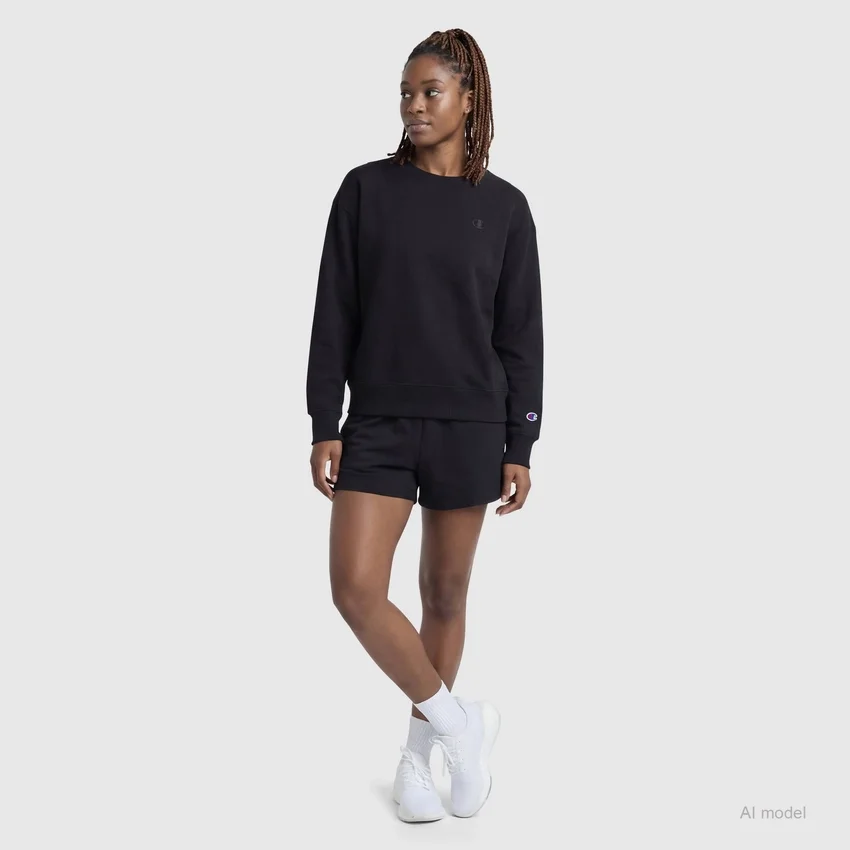Camisola de gola redonda Powerblend, «C» pequeno