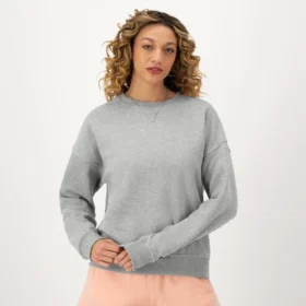 Camisola de gola redonda Powerblend, com Script Logo bordado