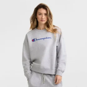 Camisola de gola redonda Powerblend, Script Logo
