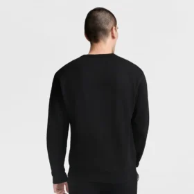 Camisola de gola redonda Powerblend, Script Logo