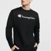 Camisola de gola redonda Powerblend, Script Logo