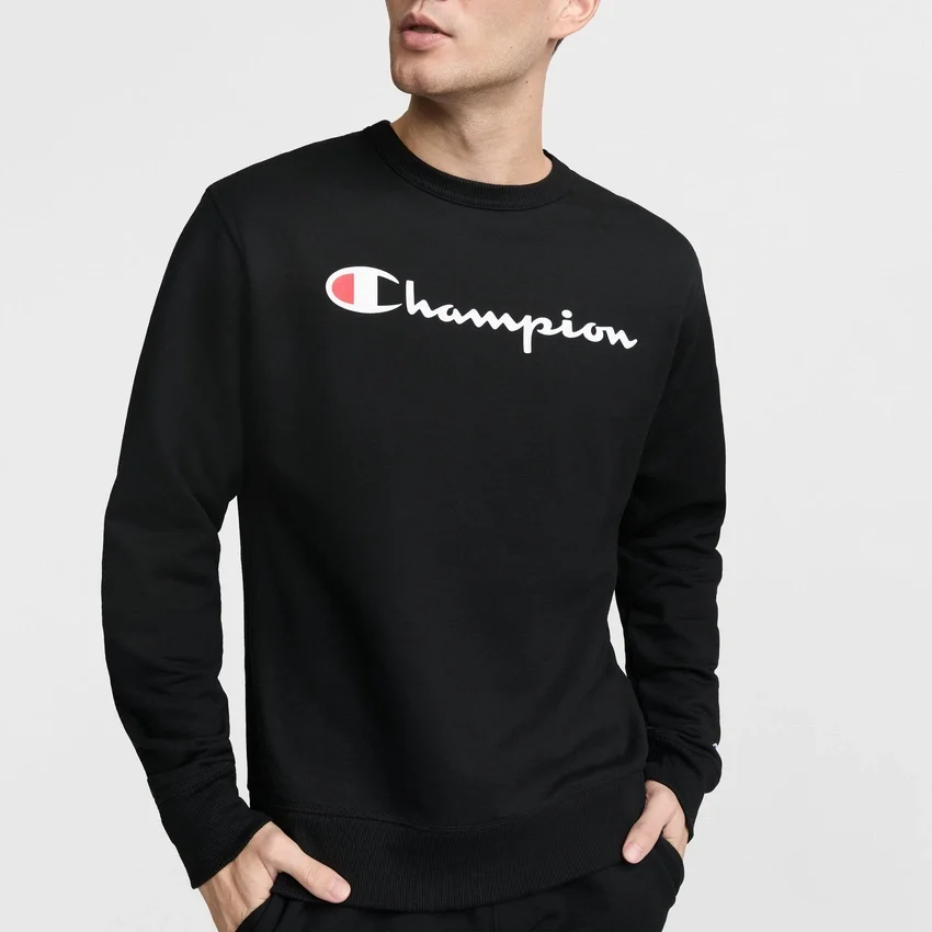Camisola de gola redonda Powerblend, Script Logo