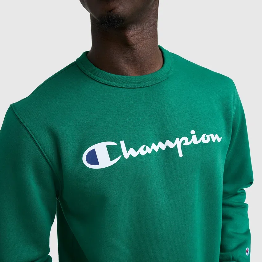 Camisola de gola redonda Powerblend, Script Logo