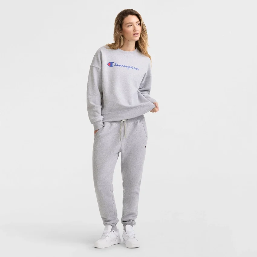 Camisola de gola redonda Powerblend, Script Logo