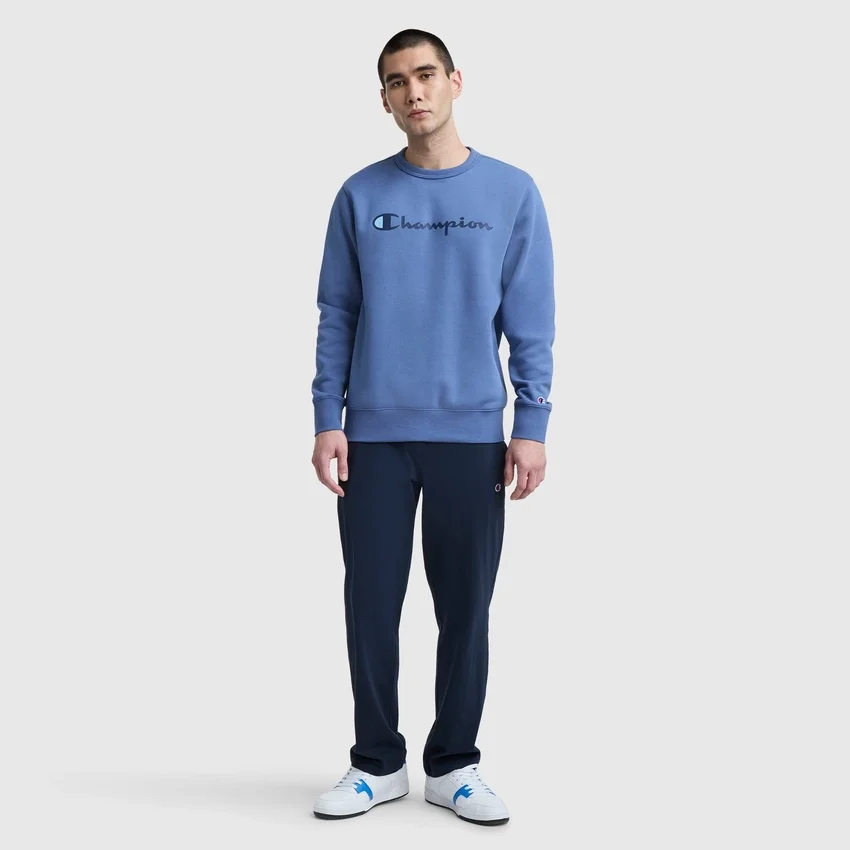 Camisola de gola redonda Powerblend, Script Logo