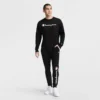 Camisola de gola redonda Powerblend, Script Logo