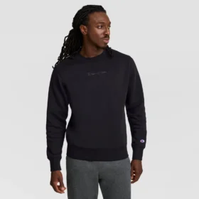 Camisola de gola redonda Powerblend, Script Logo tonal