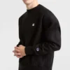 Camisola de gola redonda Reverse Weave, C Logo