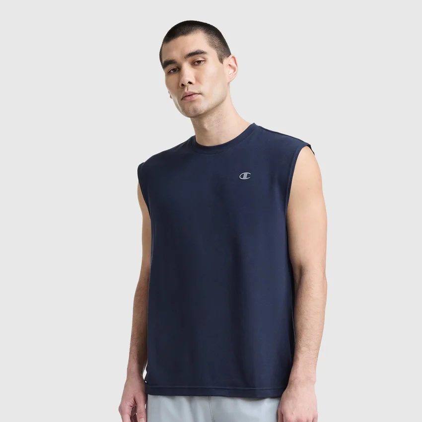 Camisola desportiva de gola redonda, com Script Logo