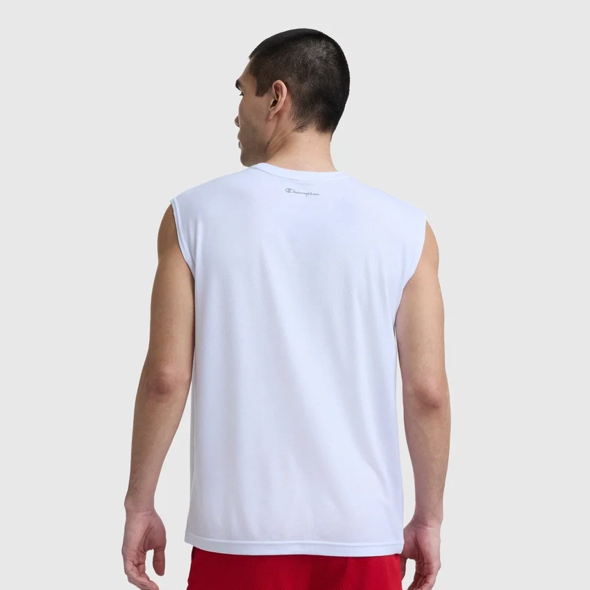 Camisola desportiva de gola redonda, com Script Logo