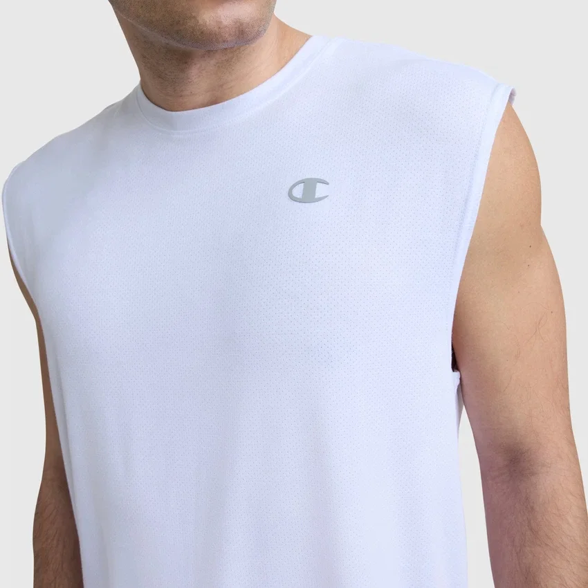 Camisola desportiva de gola redonda, com Script Logo