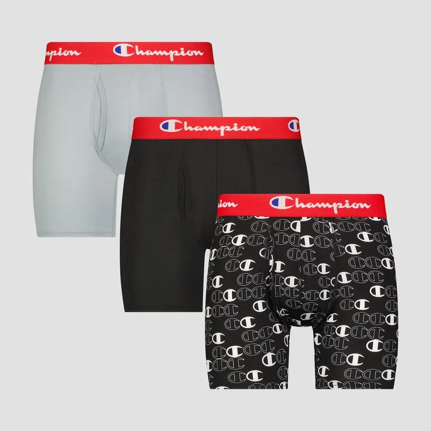 Conjunto de 3 cuecas boxer de desempenho
