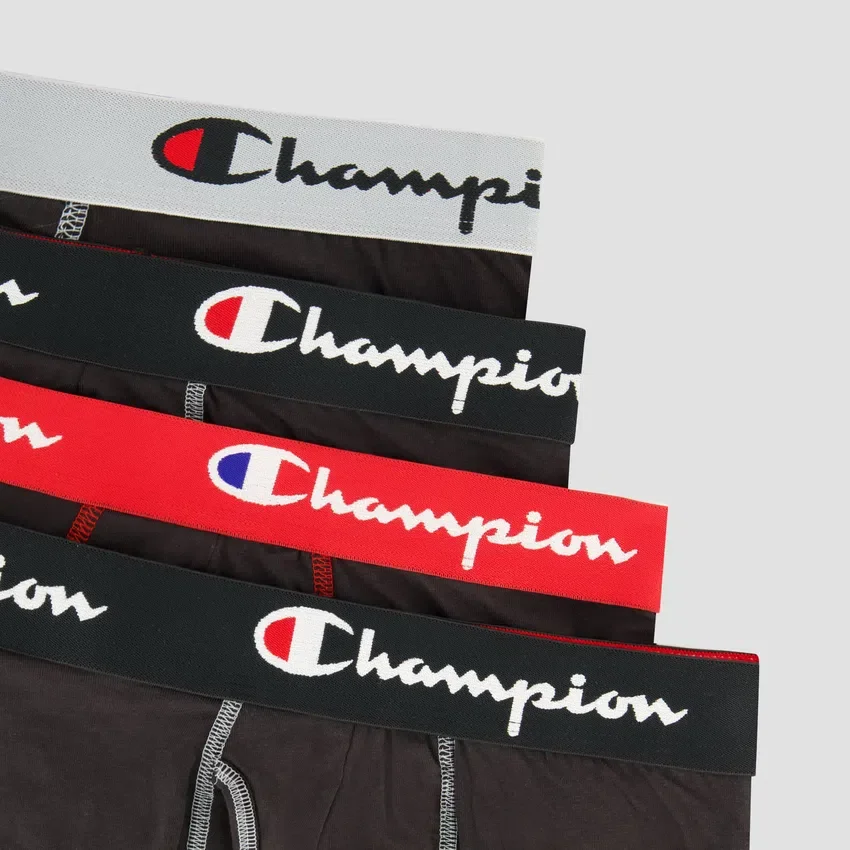 Conjunto de 4 boxers de algodão elástico