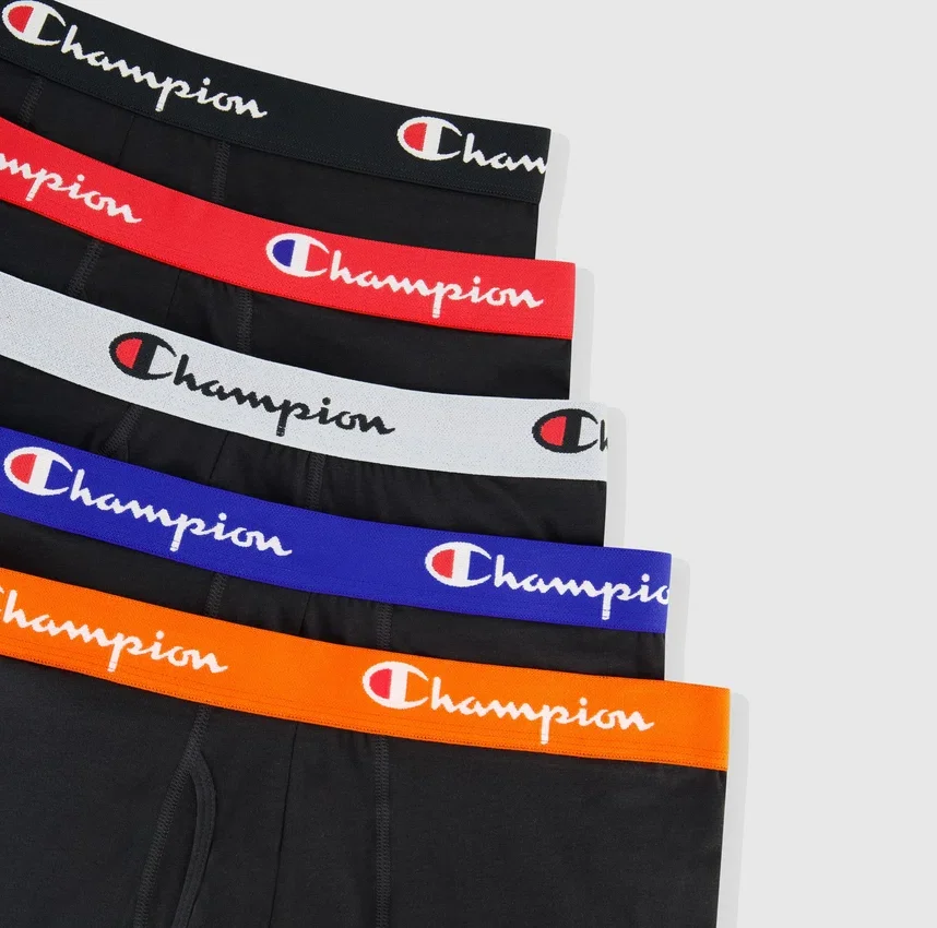 Conjunto de 5 boxers de algodão elástico