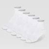 Conjunto de 6 pares de meias curtas almofadadas para mulher