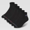 Conjunto de 6 pares de meias femininas de cano alto com almofada