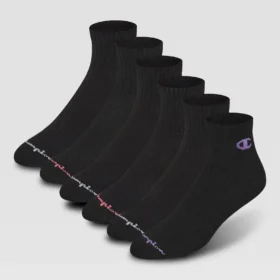 Conjunto de 6 pares de meias femininas de cano alto com almofada