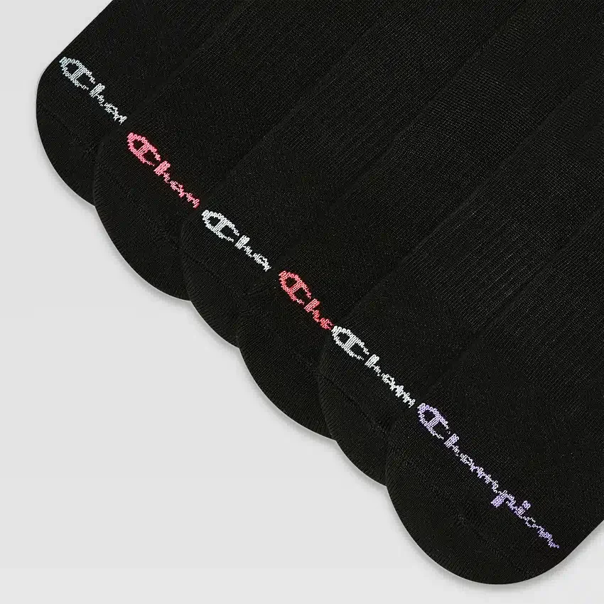 Conjunto de 6 pares de meias femininas de cano alto com almofada