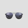 Óculos de sol polarizados para homem com armação em aço inoxidável, estilo ST-Shirtl Aviator