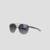 Óculos de sol polarizados para homem com armação em aço inoxidável, estilo ST-Shirtl Aviator