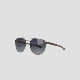 Óculos de sol polarizados para homem com armação em aço inoxidável, estilo ST-Shirtl Aviator