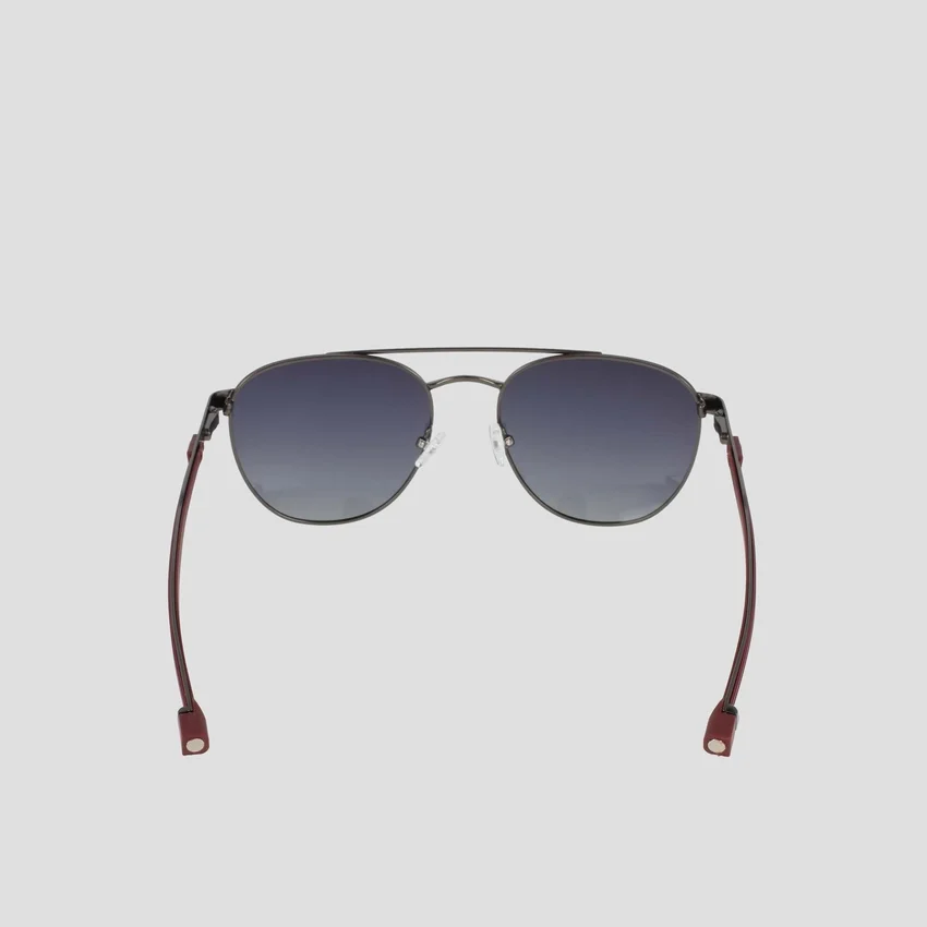 Óculos de sol polarizados para homem com armação em aço inoxidável, estilo ST-Shirtl Aviator