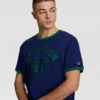 Gridiron reversível T-shirt, C Logo