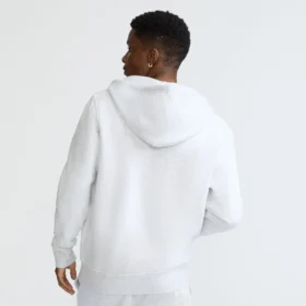 Hoodie Powerblend com capuz com fecho completo, C Logo