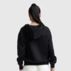 Hoodie Powerblend com capuz e fecho em malha, C Logo