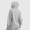 Hoodie Powerblend com capuz e fecho em malha, C Logo