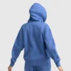 Hoodie Powerblend com capuz e fecho em malha, C Logo
