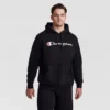 Hoodie Powerblend, Script Logo completo - Tamanhos grandes e altos