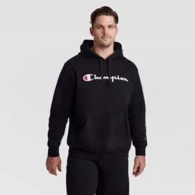 Hoodie Powerblend, Script Logo completo - Tamanhos grandes e altos