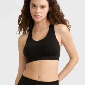 Sutiã desportivo sem costuras com costas em estilo racerback