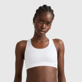 Sutiã desportivo sem costuras com costas em estilo racerback