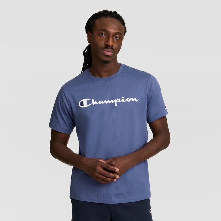 T-shirt clássica com grafismo, Script Logo