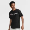 T-shirt clássica com grafismo, Script Logo