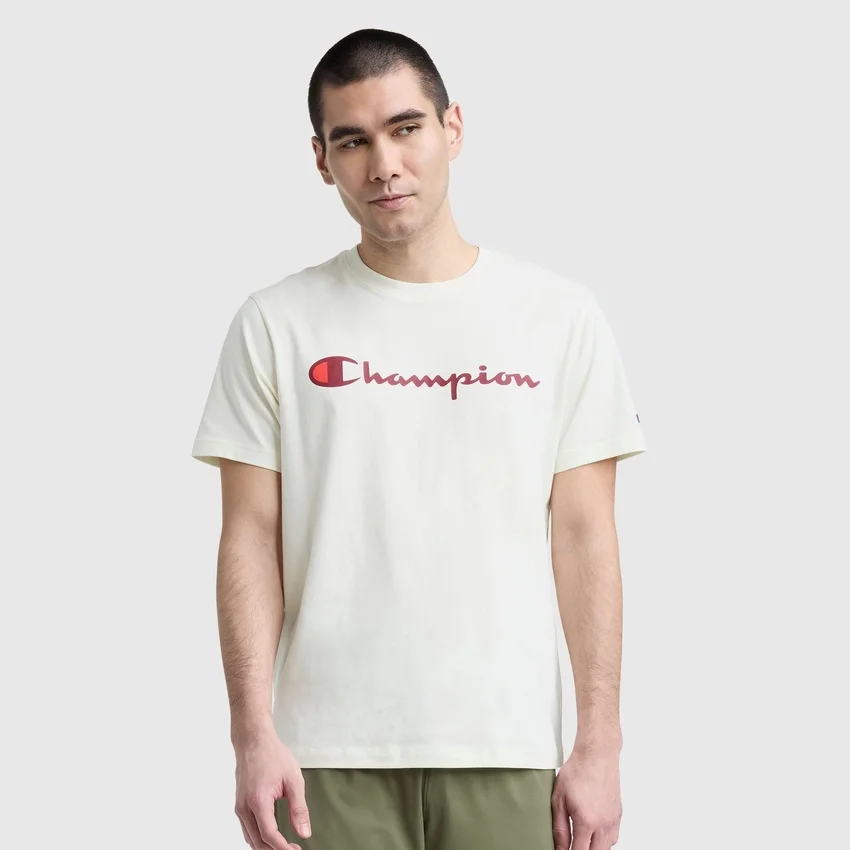 T-shirt clássica com grafismo, Script Logo