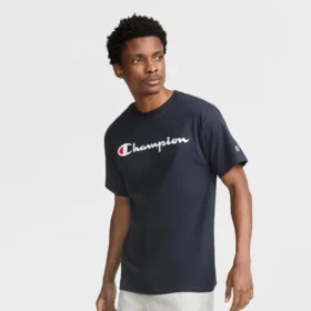 T-shirt clássica com grafismo, Script Logo