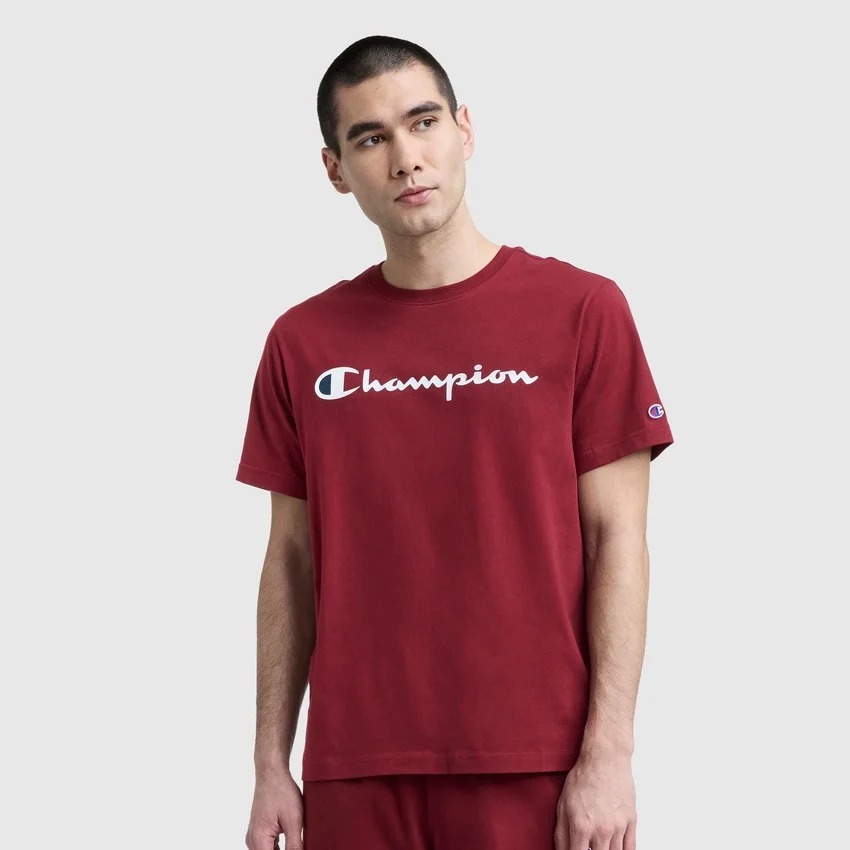 T-shirt clássica com grafismo, Script Logo