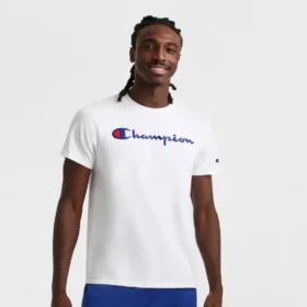 T-shirt clássica com grafismo, Script Logo