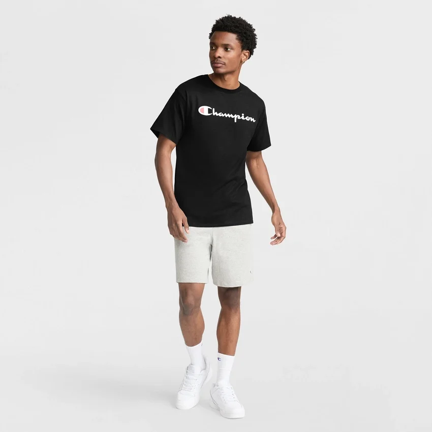 T-shirt clássica com grafismo, Script Logo