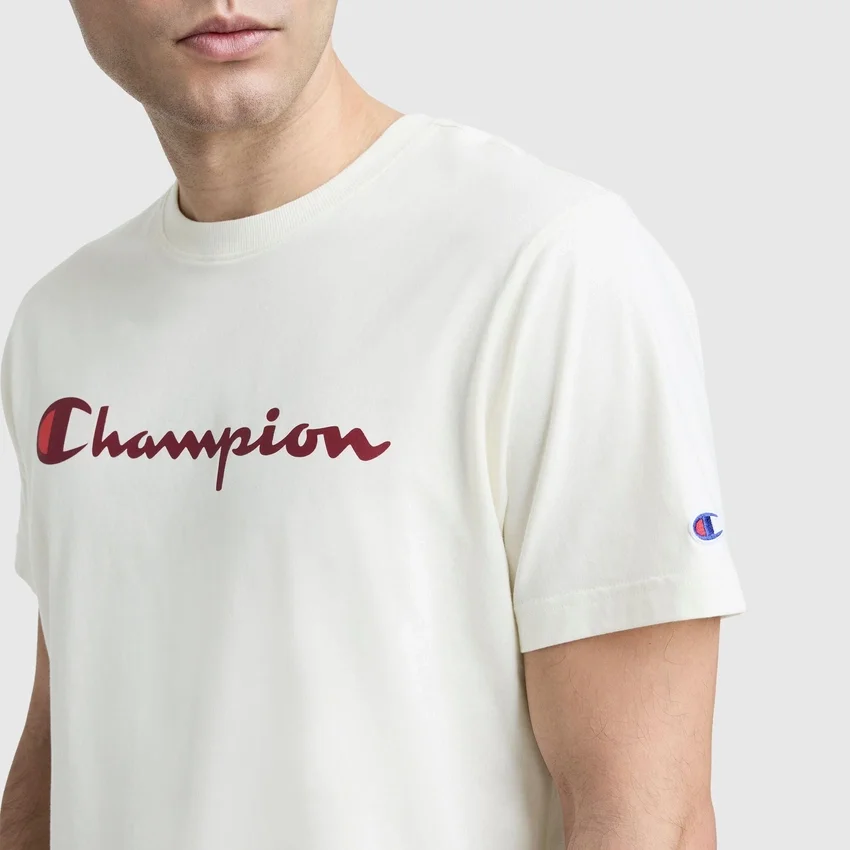 T-shirt clássica com grafismo, Script Logo